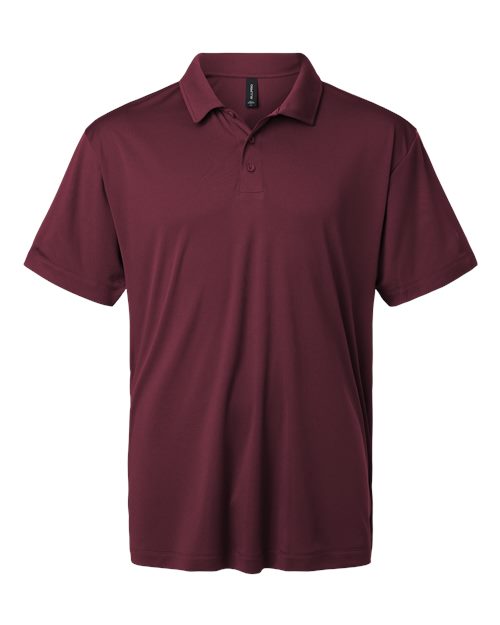 AllPro Men's Pro-Lock Performance Polo - Maroon Front