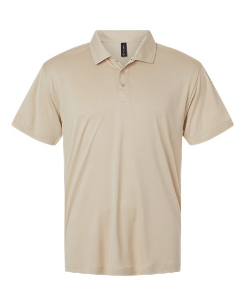 AllPro Men's Pro-Lock Performance Polo - Sand Front
