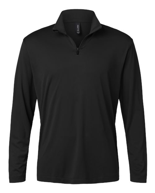 Men's Pro-Lock Performance Quarter-Zip Pullover - Black Front