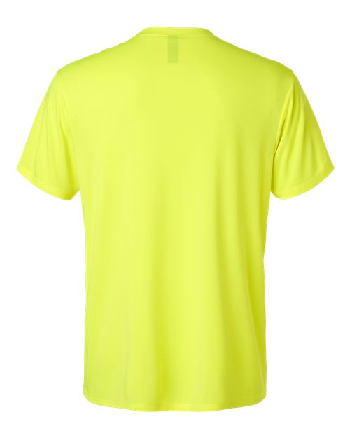 Men's Pro-Lock Performance T-Shirt - Neon Yellow Back