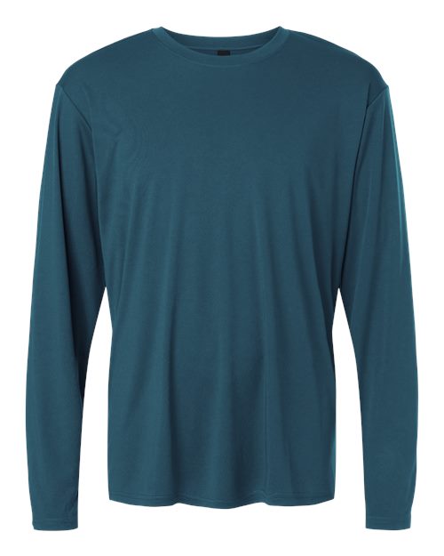 Unisex Pro-Lock Performance Long Sleeve T-Shirt - Atlantic Blue Front