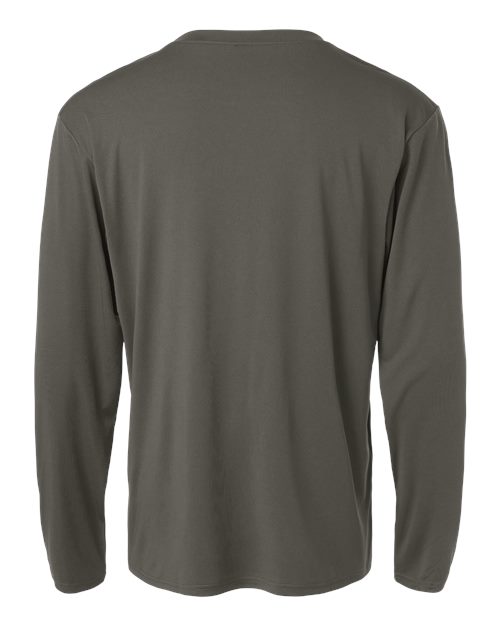 Unisex Pro-Lock Performance Long Sleeve T-Shirt - Charcoal Back