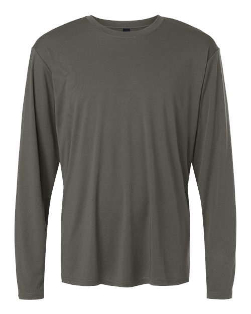 Unisex Pro-Lock Performance Long Sleeve T-Shirt - Charcoal Front