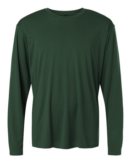 AllPro Unisex Pro-Lock Performance Long Sleeve T-Shirt - Forest Green Front