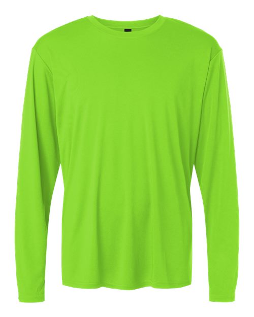 Unisex Pro-Lock Performance Long Sleeve T-Shirt - Lime Front