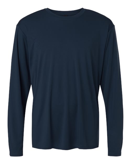 Unisex Pro-Lock Performance Long Sleeve T-Shirt - Navy Front