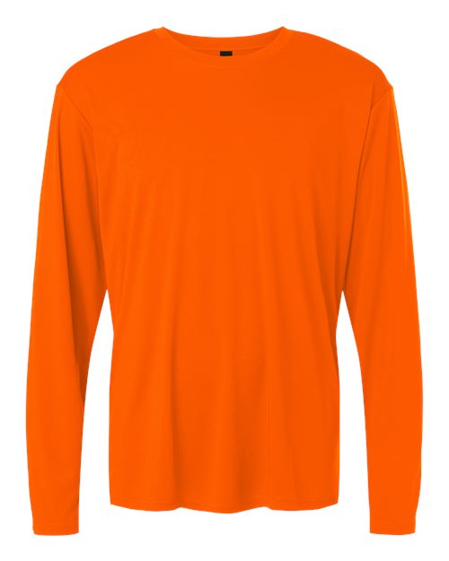 Unisex Pro-Lock Performance Long Sleeve T-Shirt - Neon Orange Front