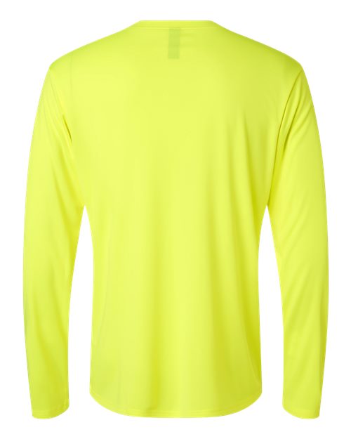 Unisex Pro-Lock Performance Long Sleeve T-Shirt - Neon Yellow Back