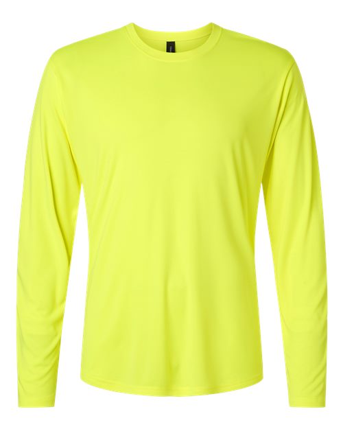 Unisex Pro-Lock Performance Long Sleeve T-Shirt - Neon Yellow Front
