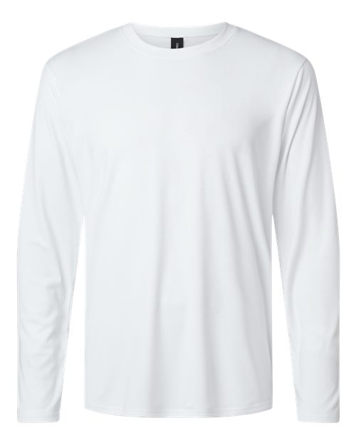 Unisex Pro-Lock Performance Long Sleeve T-Shirt - White Front