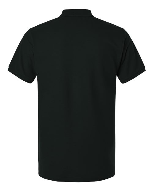Men's Pique Polo - Black Back