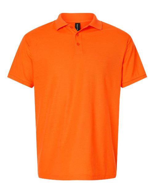 AllPro Men's Pique Polo - Deep Orange Front