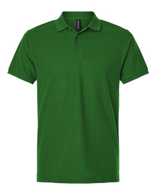 AllPro Men's Pique Polo - Olive Green Front