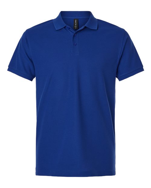 Men's Pique Polo - Royal Front