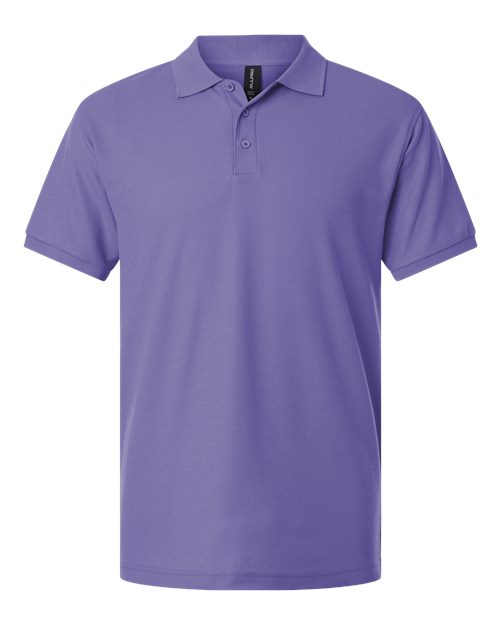AllPro Men's Pique Polo - Violet Front