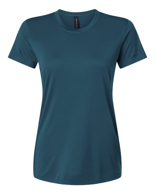 AllPro Women's Pro-Lock Performance T-Shirt - Atlantic Blue Front