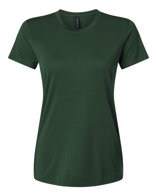 AllPro Women's Pro-Lock Performance T-Shirt - Forest Green Front