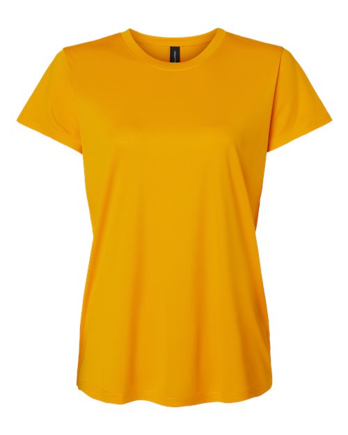 AllPro Women's Pro-Lock Performance T-Shirt - Gold Front
