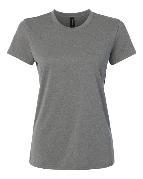AllPro Women's Pro-Lock Performance T-Shirt - Heather Granite Front