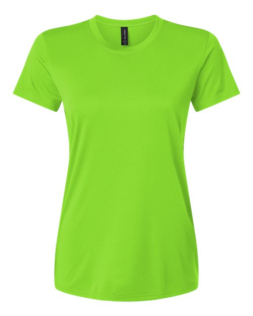AllPro Women's Pro-Lock Performance T-Shirt - Lime Front