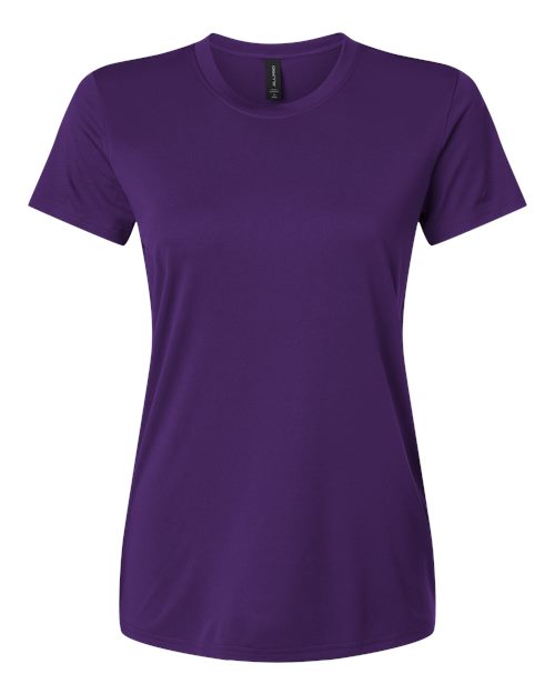 AllPro Women's Pro-Lock Performance T-Shirt - Purple Front