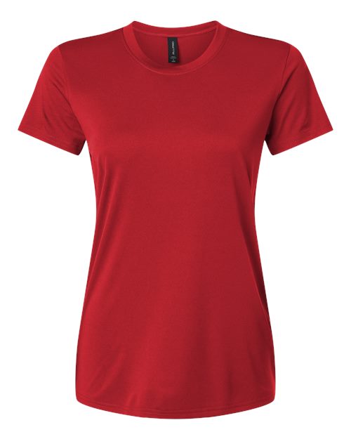 AllPro Women's Pro-Lock Performance T-Shirt - Red Front