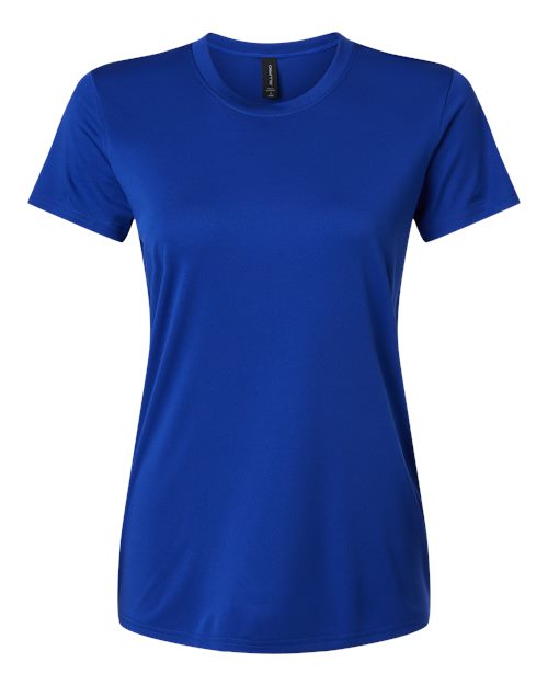 AllPro Women's Pro-Lock Performance T-Shirt - Royal Front