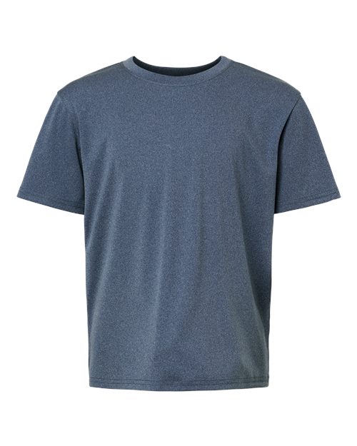 AllPro Youth Pro-Lock Performance T-Shirt - Heather Navy Front