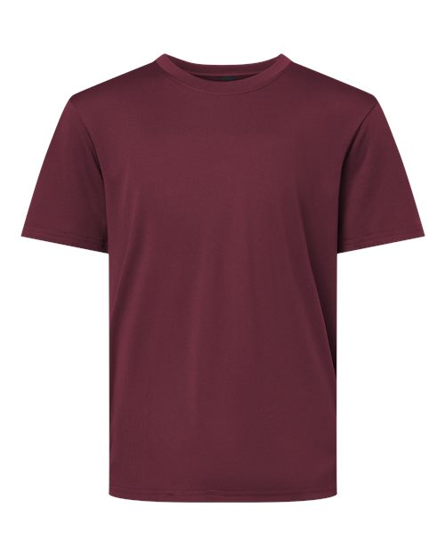 AllPro Youth Pro-Lock Performance T-Shirt - Maroon Front