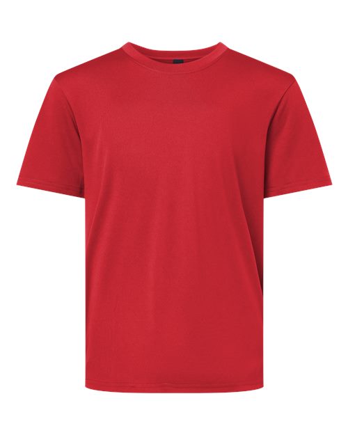 AllPro Youth Pro-Lock Performance T-Shirt - Red Front