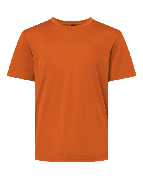 AllPro Youth Pro-Lock Performance T-Shirt - Rust Front