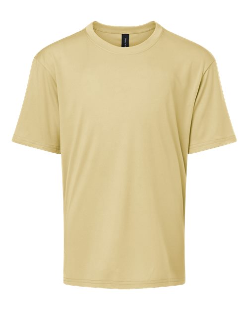 AllPro Youth Pro-Lock Performance T-Shirt - Vegas Gold Front