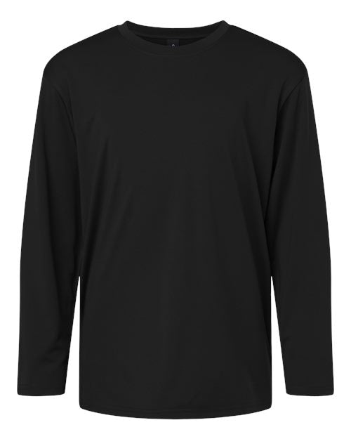 AllPro Youth Pro-Lock Performance Long Sleeve T-Shirt - Black Front