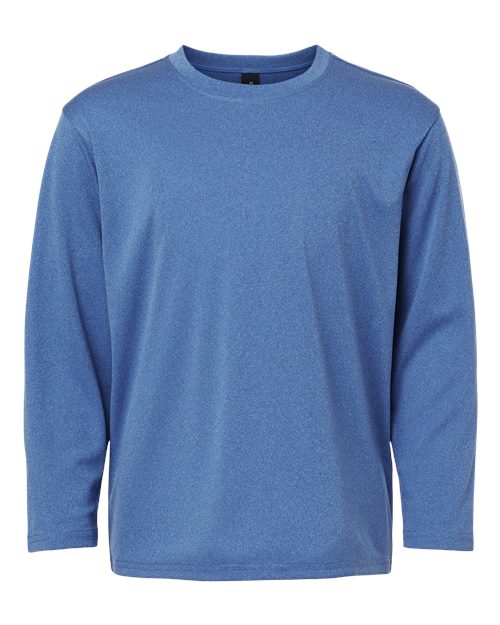 AllPro Youth Pro-Lock Performance Long Sleeve T-Shirt - Heather Royal Front