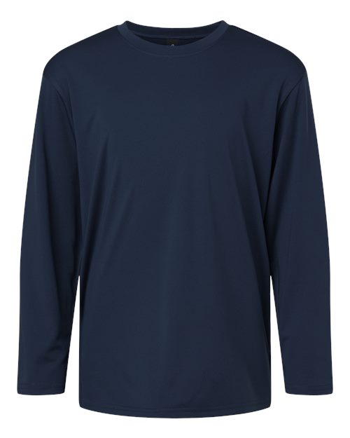 AllPro Youth Pro-Lock Performance Long Sleeve T-Shirt - Navy Front