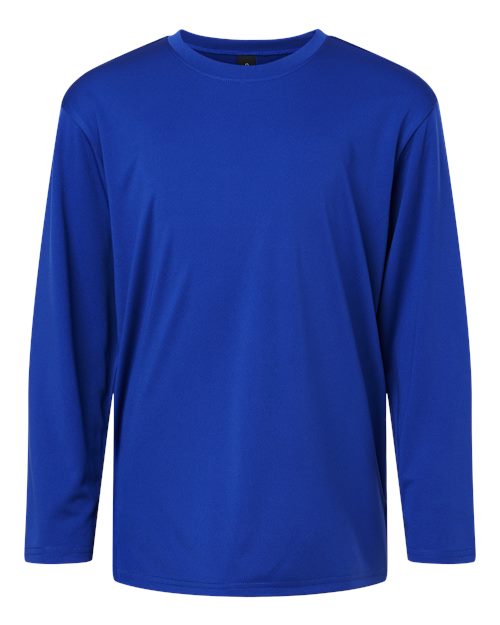 AllPro Youth Pro-Lock Performance Long Sleeve T-Shirt - Royal Front
