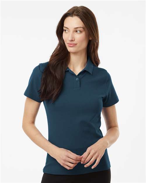 AllPro Women's Pique Polo - Model Front