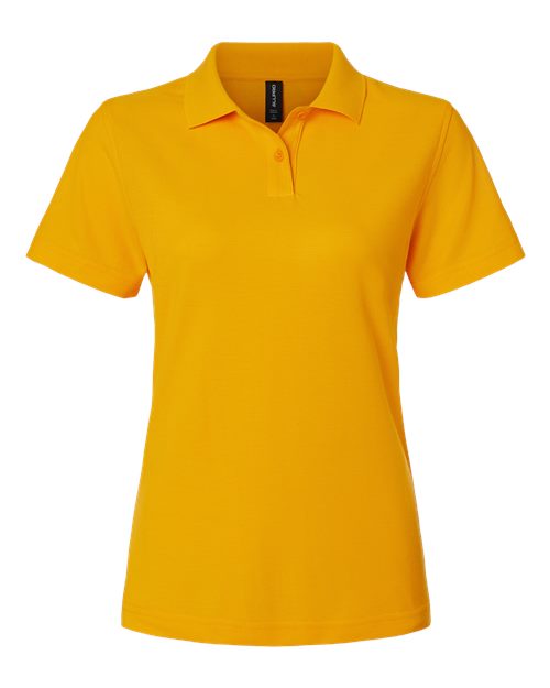 AllPro Women's Pique Polo - Gold Front