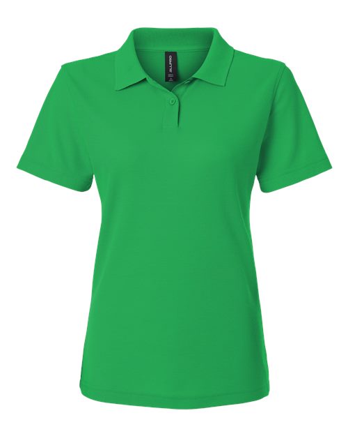 AllPro Women's Pique Polo - Kelly Green Front
