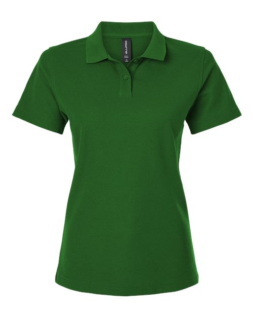 AllPro Women's Pique Polo - Olive Green Front