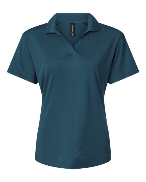 AllPro Women's Pro-Lock Performance Polo - Atlantic Blue Front