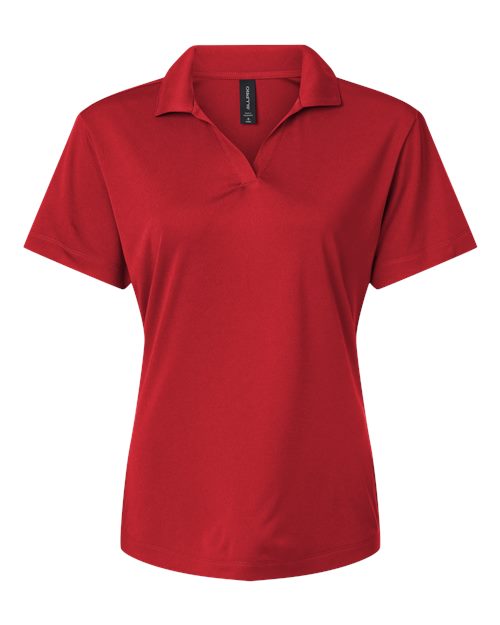 AllPro Women's Pro-Lock Performance Polo - Red Front
