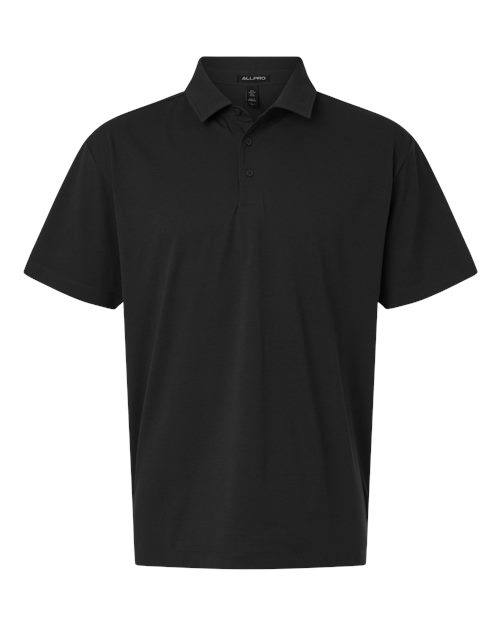 Men's Pro-Flex Sorona® Polo - Black Front