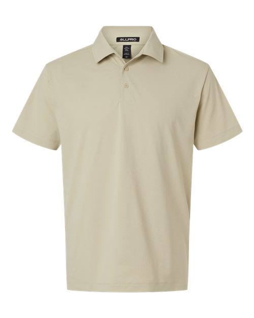 AllPro Men's Pro-Flex Sorona® Polo - Sand Front