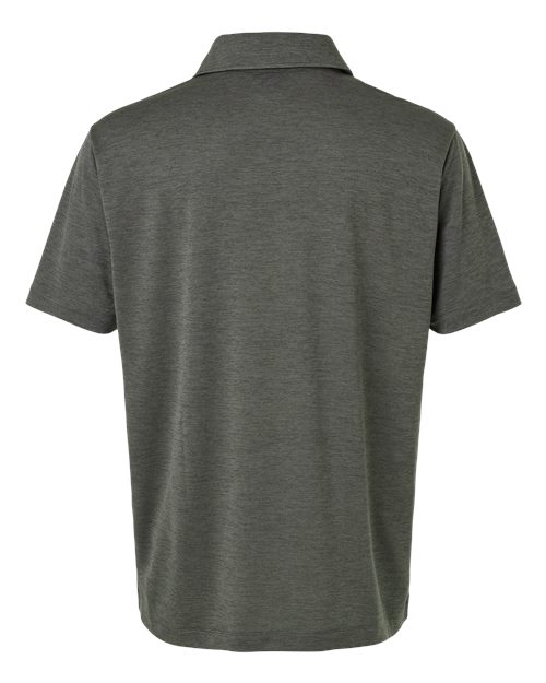 Men's Pro-Lock Performance Mélange Polo - Charcoal Melange Back
