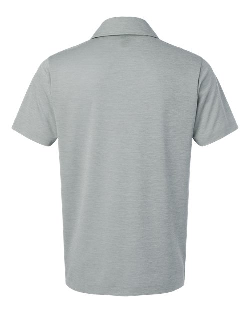 Men's Pro-Lock Performance Mélange Polo - Silver Melange Back