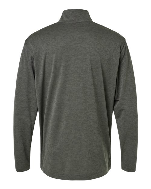 Men's Pro-Lock Performance Mélange Quarter-Zip Pullover - Charcoal Melange Back
