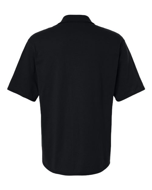 Men's Dri-Power® Polo with Pocket - Black Back