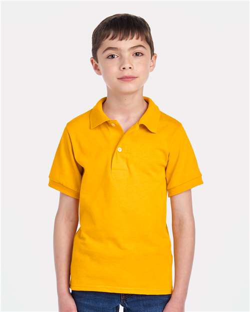 JERZEES Youth Dri-Power® Polo - Model Front