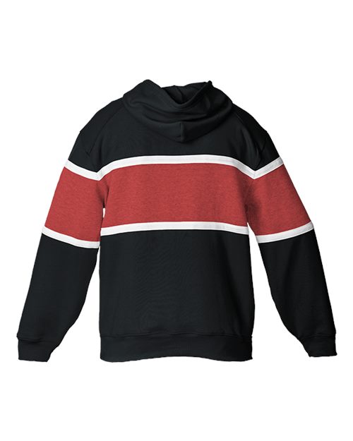 Badger Unisex United Athletic Fleece Hooded Sweatshirt - Back